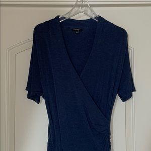 Banana Republic stretch faux wrap dress